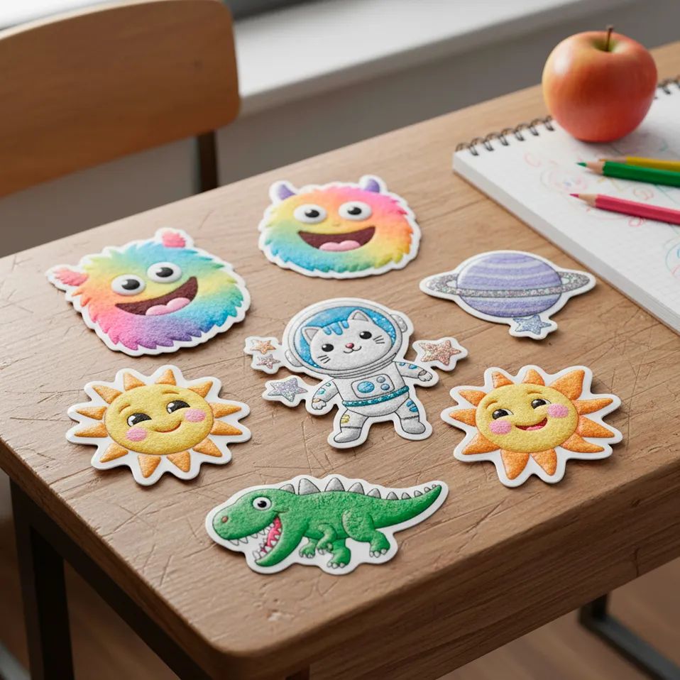 Pegatinas que se sienten